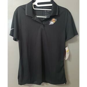 WNBA PHOENIX MERCURY BLACK POLO NIKE SIZE SMALL